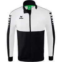 Erima Veste de travail Six Wings noir/blanc - XL