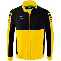 Erima Veste de sport jaune / noir / blanc