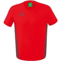 Erima Essential Team T-shirt Rouge/gris ardoise Junior