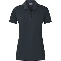 Jako Organic Polo Stretch Femme - Anthracite
