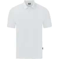 Jako Polo Unisex Organic Stretch, Couleur:blanc, Taille:XL