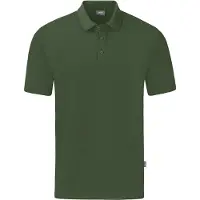 Jako Polo Uni Organic Stretch, Couleur:olive, Taille:XXL