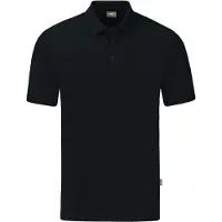 Jako Polo Uni Organic Stretch, Couleur:noir, Taille:XL