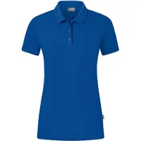 Jako Polo femme Organic Stretch, Couleur:royal, Taille:42