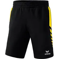 Erima Short de travail Six Wings noir/jaune