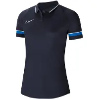 Nike Dri Fit Academy Short Sleeve Polo Bleu XS Femme