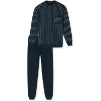 Schiesser Pyjama Schiesser Homme 180263 Nightblue-Taille 50