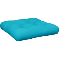 vidaXL Coussin de palette turquoise 58x58x10 cm tissu oxford