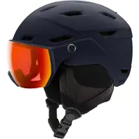 Smith - Casque de ski/snowboard - Survey Eu Matte Midnight Navy Chromapop Everyday Red Mirror - Taille 51-55 cm