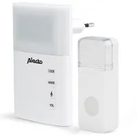 Alecto Adb-19 Wireless Doorbell Clair