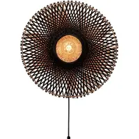 Good&Mojo - Applique Kalimantan - Bambou/Noir - Ø60cm