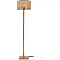 Good&Mojo - Lampadaire Java - Bambou - Ø32cm pour salon, chambre à coucher