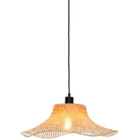 Good&Mojo - Lampe à suspendre Ibiza - Bambou - 50x50x15cm Lampe à suspendre - Lampe de table à manger - Lampe de salon - Lampe de chambre à coucher - Salon
