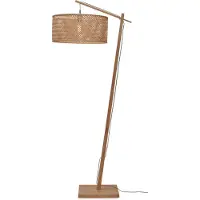 Good&Mojo - Lampadaire Java - Bambou - 75x50x176cm pour salon, chambre à coucher