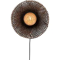 Good&Mojo - Applique Kalimantan - Bambou/Noir - Ø44cm