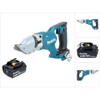 Makita DJS 200 T1 Cisaille à tôle sans fil 18 V 2,0 mm Brushless + 1x batterie 5,0 Ah - sans chargeur
