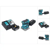 Makita DBO 484 RG1 Akku Schwingschleifer 18 V 112 x 102 mm + 1x Akku 6,0 Ah + Ladegerät