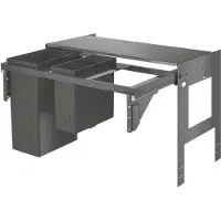 GROHE Poubelle à encastrer - 2 poubelles (1x29L et 1x11L) - 40982000
