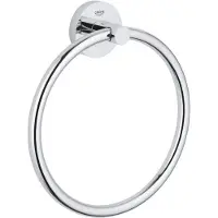GROHE Start QuickFix Anneau porte-serviettes, à coller, chromé