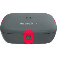 Faitron HeatsBox Style - Lunchbox électrique - Lunchbox Adultes - acier inoxydable - Différents compartiments électriques - 220V - Lunchbox repas chauds