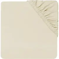 Jollein Drap-Housse Jollein Jersey Ivory White-70 x 140/150 cm
