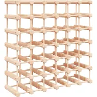 vidaXL Casier à vin pour 42 bouteilles 68,5x23x68,5 cm pin massif