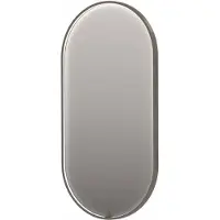 Ink SP28 miroir – ovale – 50 x 100 cm – LED directe tout autour – chauffage de miroir – Inox brossé 8409413
