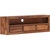 vidaXL Armoire TV 120 x 30 x 40 cm en bois massif