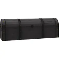 vidaXL Coffre de rangement Bois massif style vintage 120x30x40 cm