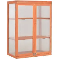 vidaXL Armoire de serre en bois 75x47x109 cm