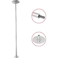 vidaXL Barre de danse de haute qualité Pole Dance 45mm hauteur réglable 224 - 275 cm