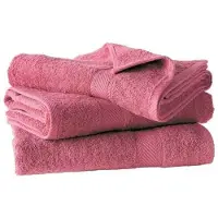 De Witte Lietaer serviette Hélène140 cm coton fuchsia 3 pièces