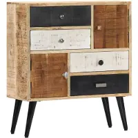 vidaXL Buffet 70x30x78 cm Bois massif de manguier