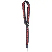 Trelock chaîne à encastrer ZR 355 longueur 150cm, Ø6mm, noir, avec poche