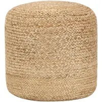 vidaXL Pouf fait à la main 40 x 45 cm Jute