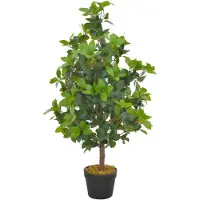 vidaXL Plante artificielle avec pot Laurier Vert 90 cm