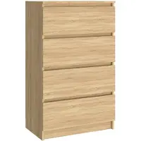 vidaXL Sideboard chêne Sonoma 60x35x98,5 cm Matériau dérivé du bois