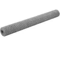 vidaXL Clôture en fil de fer Acier galvanisé 25x1,2 m Argenté