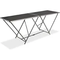 vidaXL Table pliable de collage MDF et aluminium 200 x 60 x 78 cm