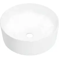 vidaXL Lavabo 36x14 cm Céramique Blanc143909