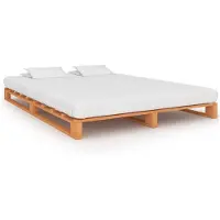 vidaXL Cadre de lit de palette sans matelas 180x200cm bois massif