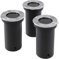 vidaXL Garden Round Spots 3 St. Runde