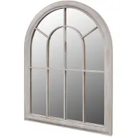 vidaXL Miroir de jardin d'arche rustique 69x89 cm Intérieur/extérieur