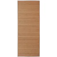 vidaXL Tapis en bambou marron à latte rectangulaire 120 x 180 cm