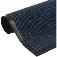 vidaXL Paillasson rectangulaire 40 x 60 cm Bleu
