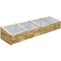 vidaXL Serre Bois de pin imprégné 200x50x35 cm45303