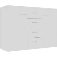 vidaXL Sideboard White 88 x 30 x 65 cm chipboard