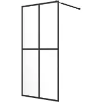 vidaXL Paroi de douche pour douche à l'italienne Verre de sécurité clair 118x190 cm