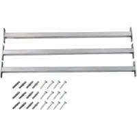 vidaXL Barres de sécurité réglables pour fenêtres 3 pcs. 710-1200 mm