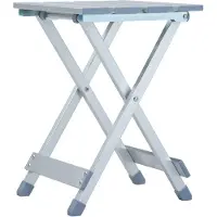 vidaXL Tabouret de camping Aluminium 28x26x39 cm